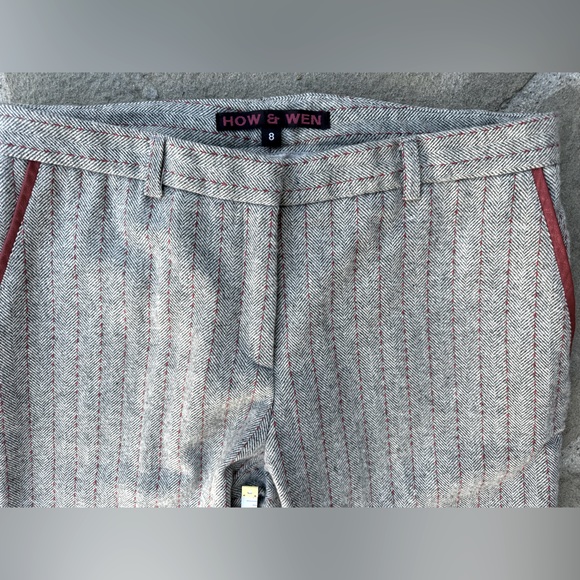 How & Wen Wool Blend Trousers - Picture 3 of 5